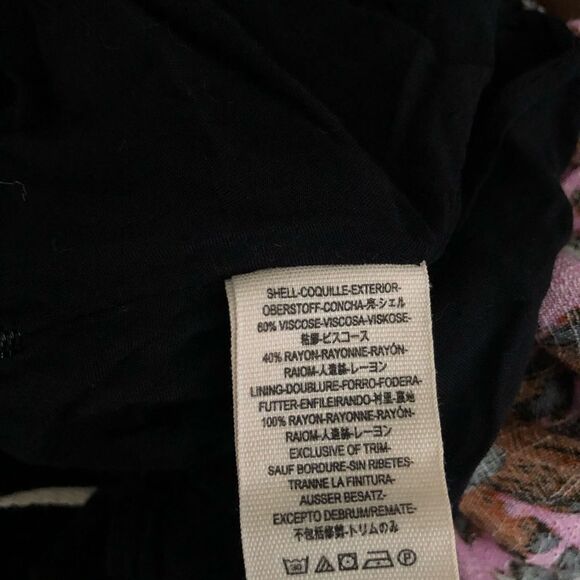 Free People Dark Star Mini Floral Open Back Boho  Dress Size XS - Picture 13 of 13